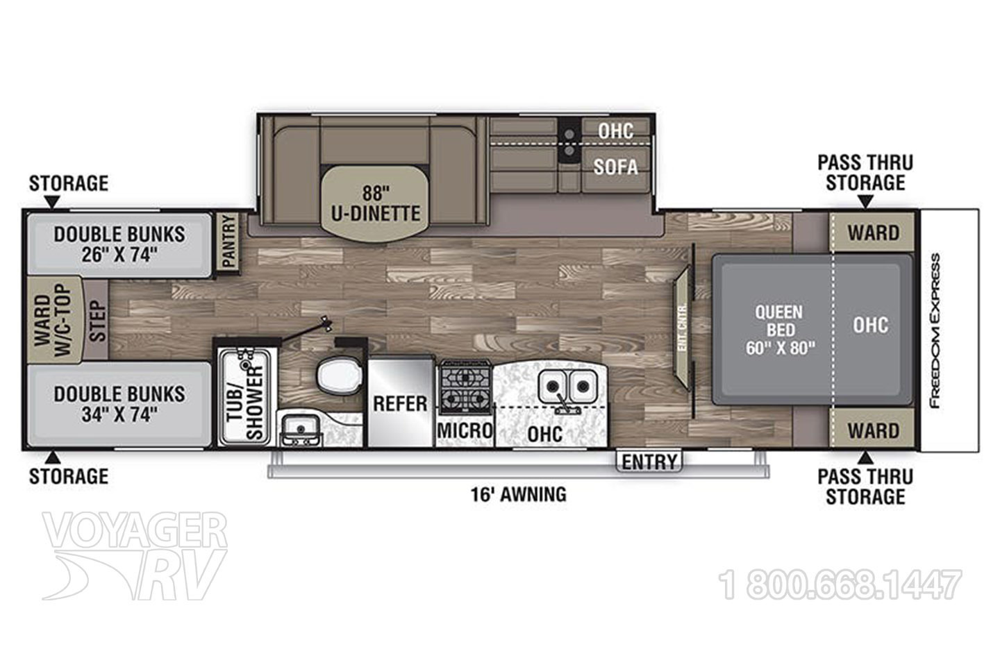 2024 Grand Design Transcend Xplor 261BH Floorplan