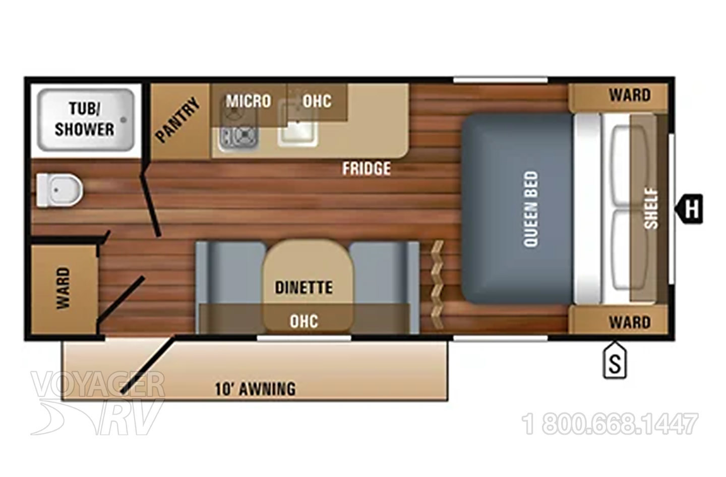 2019 Hymer  Touring GT   Floorplan
