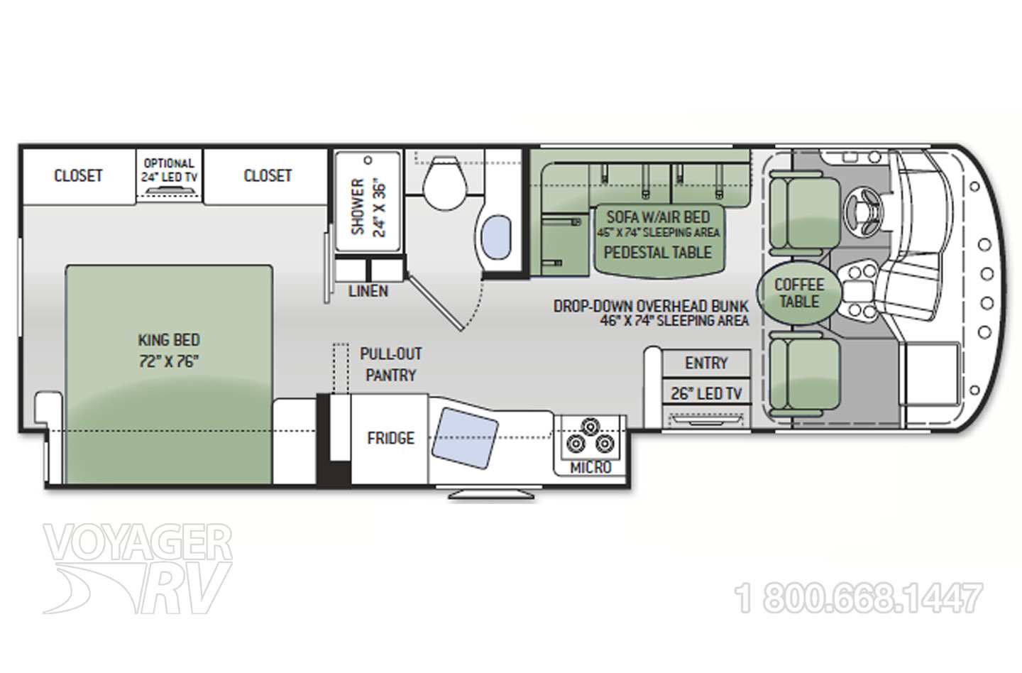 2018 Jayco  Redhawk 31XL Floorplan