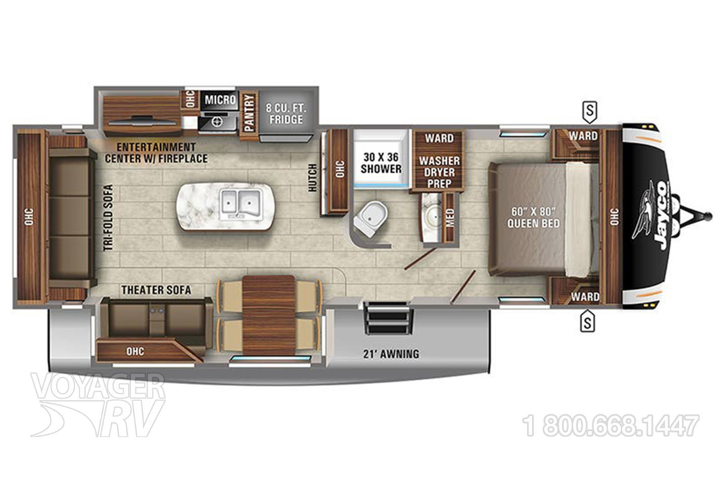 2023 Grand Design Imagine 2970RL Floorplan