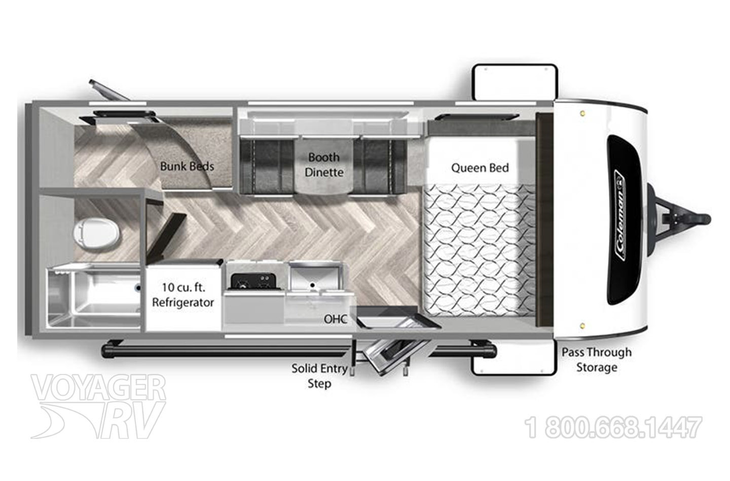 2022 Jayco Jay Flight SLX-7 174BH Baja Floorplan