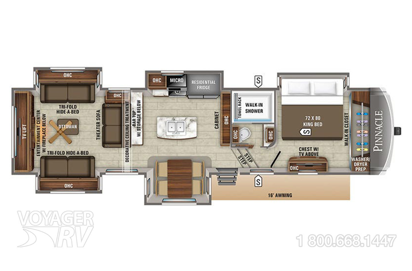 2025 Grand Design Reflection 360FLS Floorplan