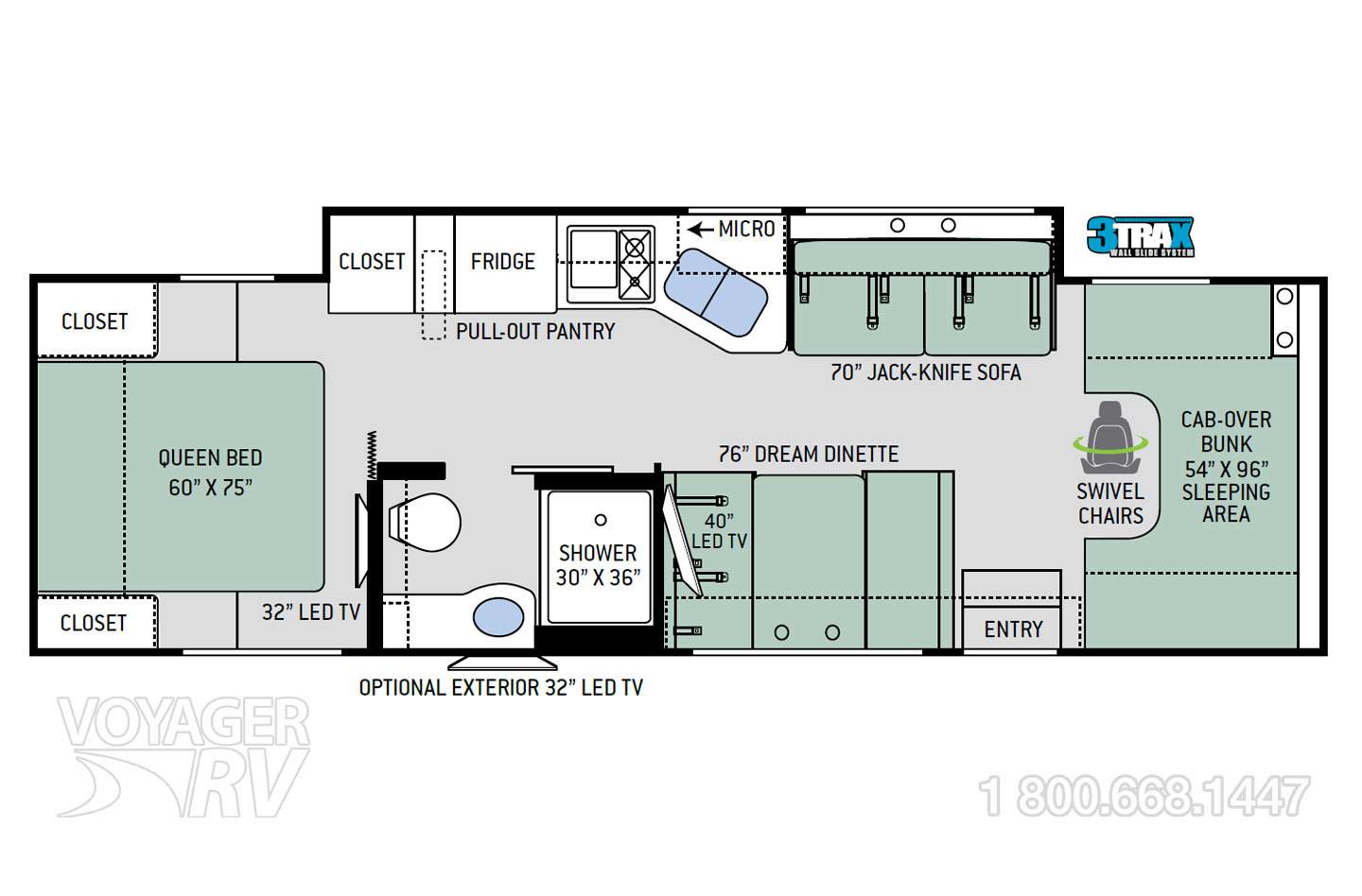 2018 Jayco  Redhawk 31XL Floorplan