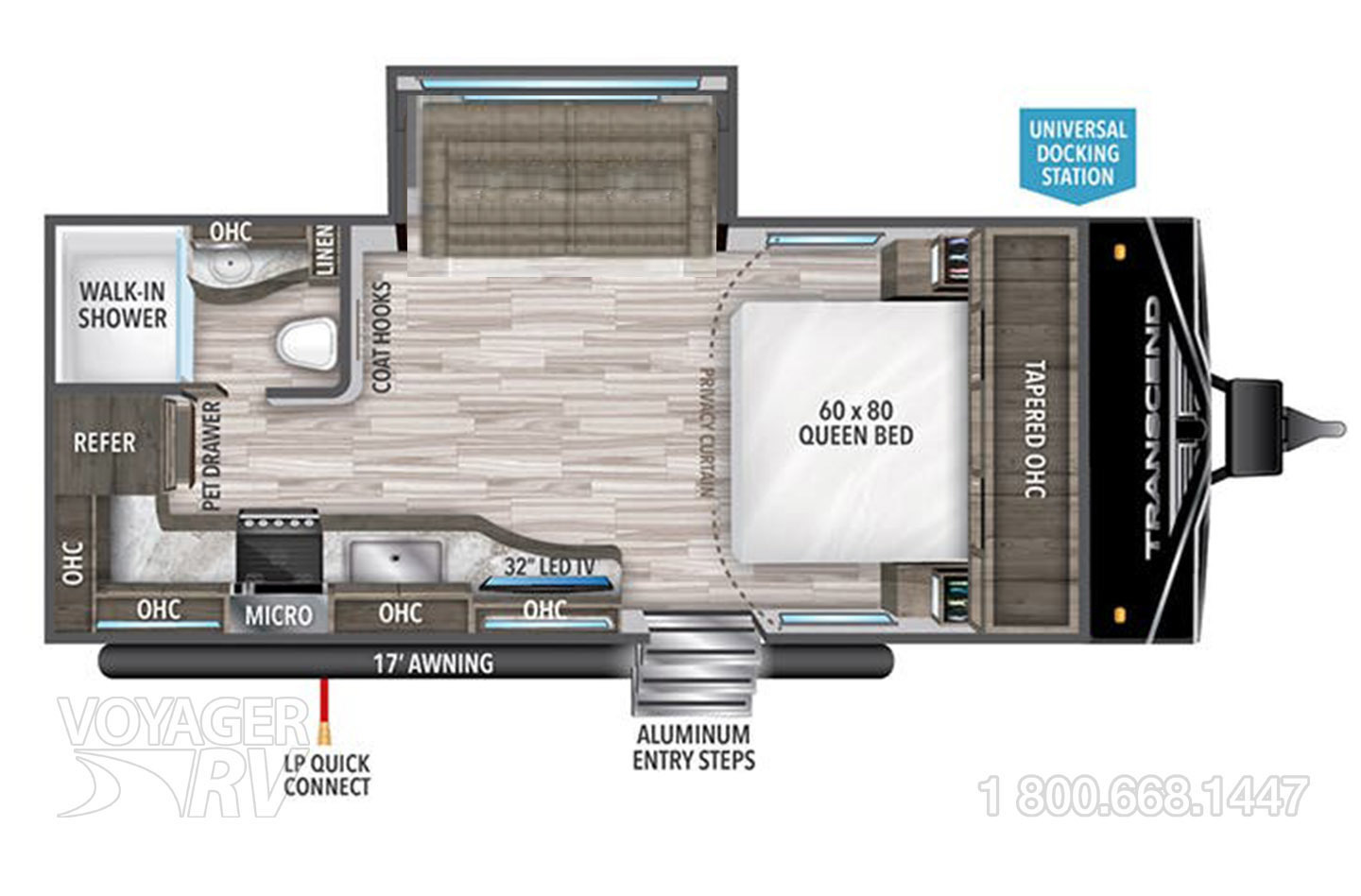 2021 Grand Design Transcend Xplor 200MK Floorplan