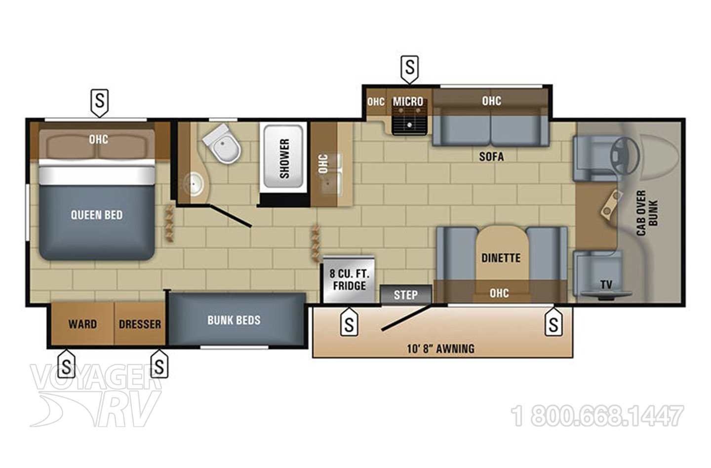 2018 Jayco Redhawk 31XL Floorplan