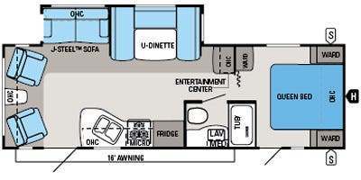 2014 Jayco Jay Flight 26RLS Floorplan