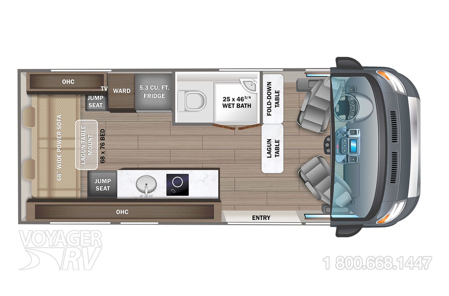 2023 Jayco Solstice 21B Floorplan