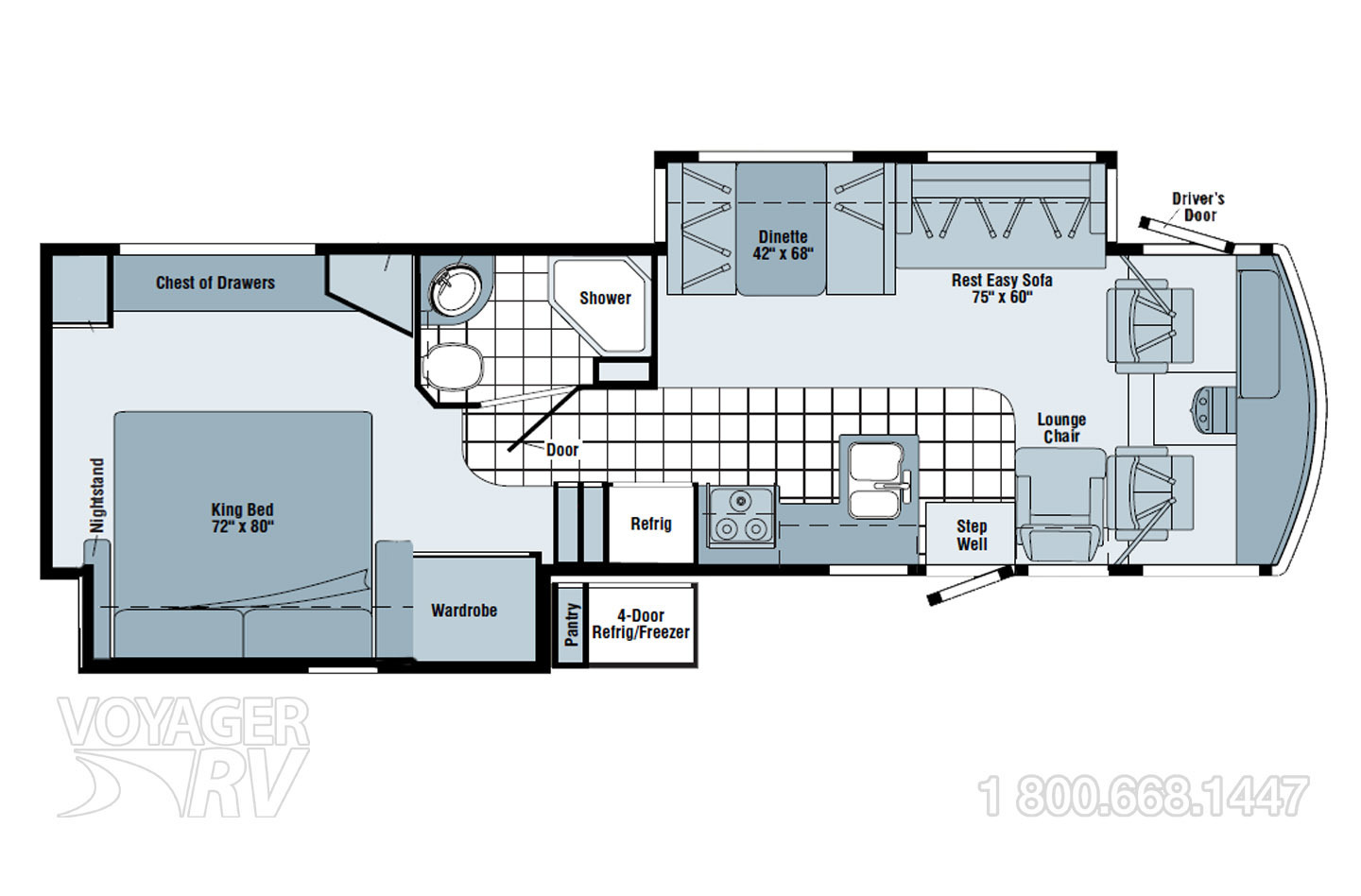 2014 Fleetwood Southwind 32VS Floorplan