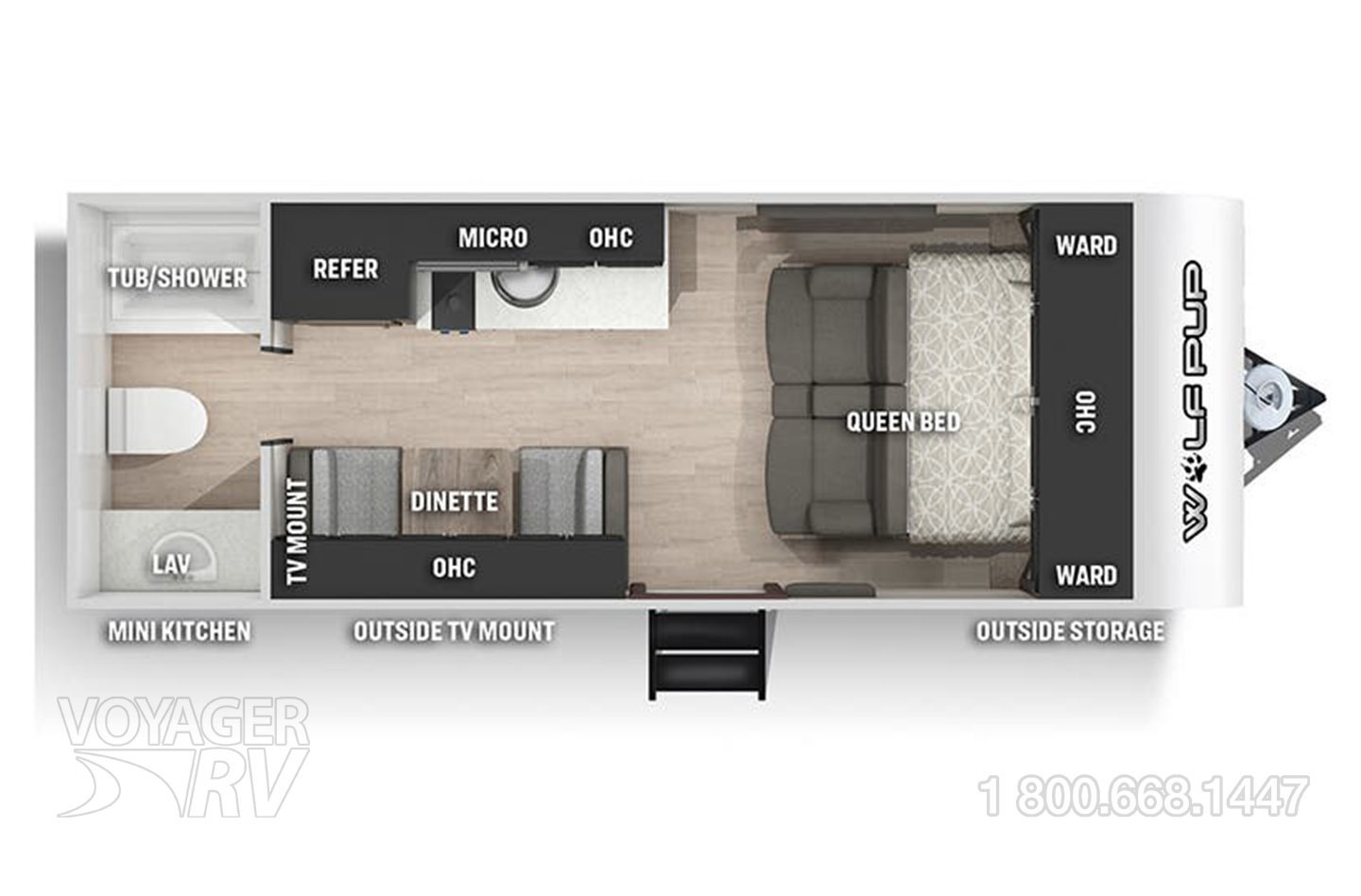 2025 Keystone Springdale 1790FQ Floorplan