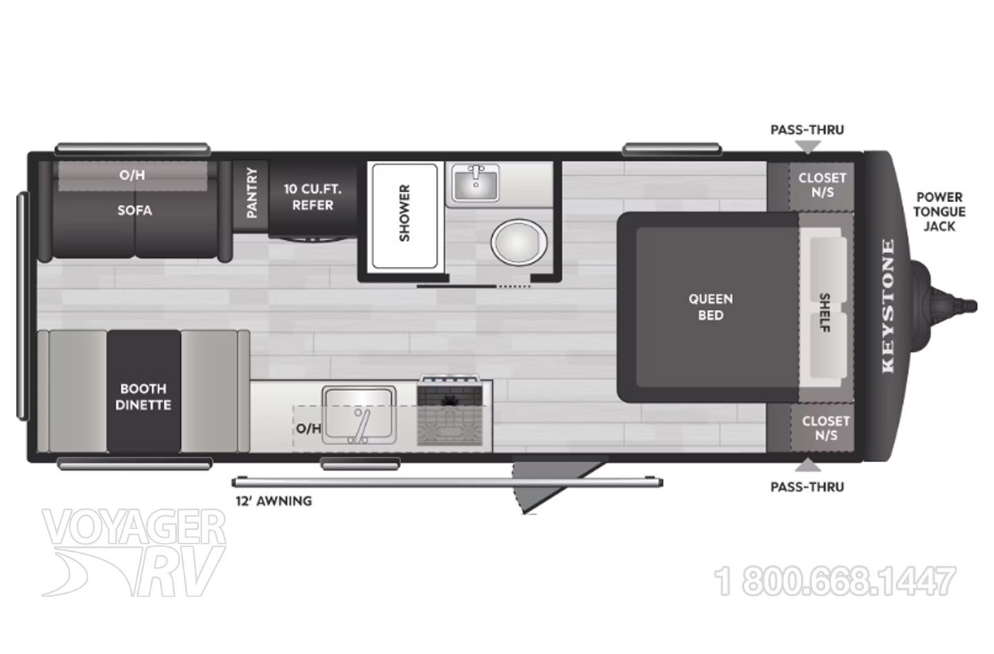 2023 Grand Design Imagine XLS 23BHE Floorplan