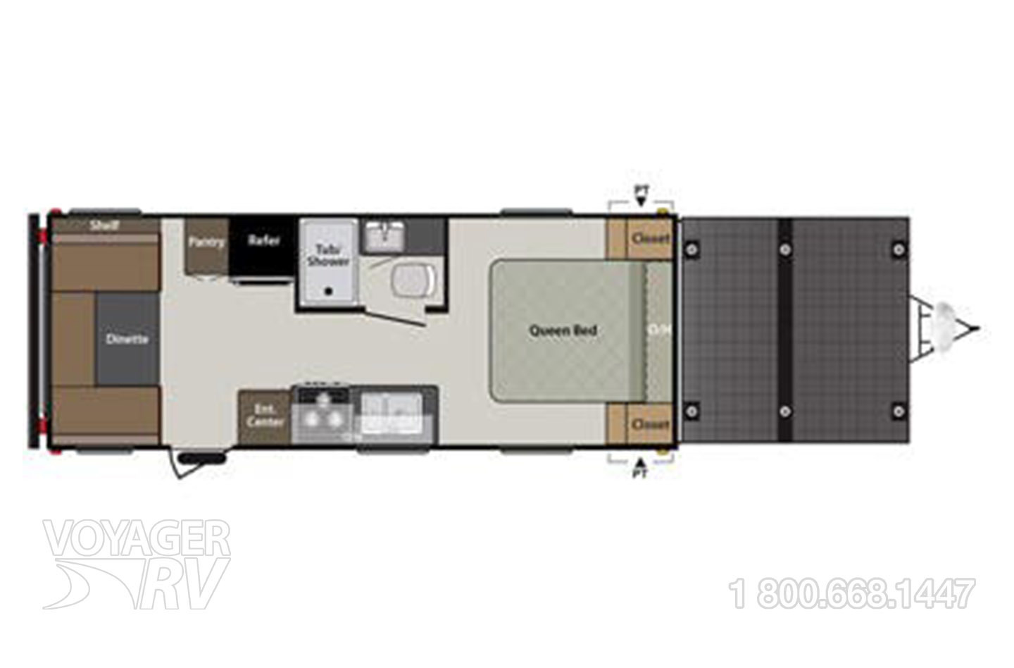 2015 Keystone Springdale 211SRT Floorplan