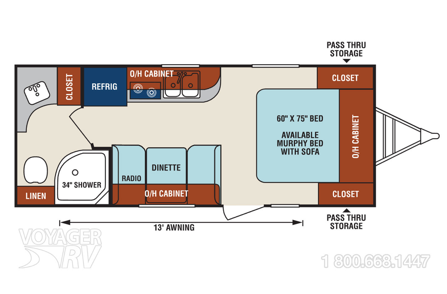 2026 Jayco Jay Flight SLX 170FQW SPORT Floorplan