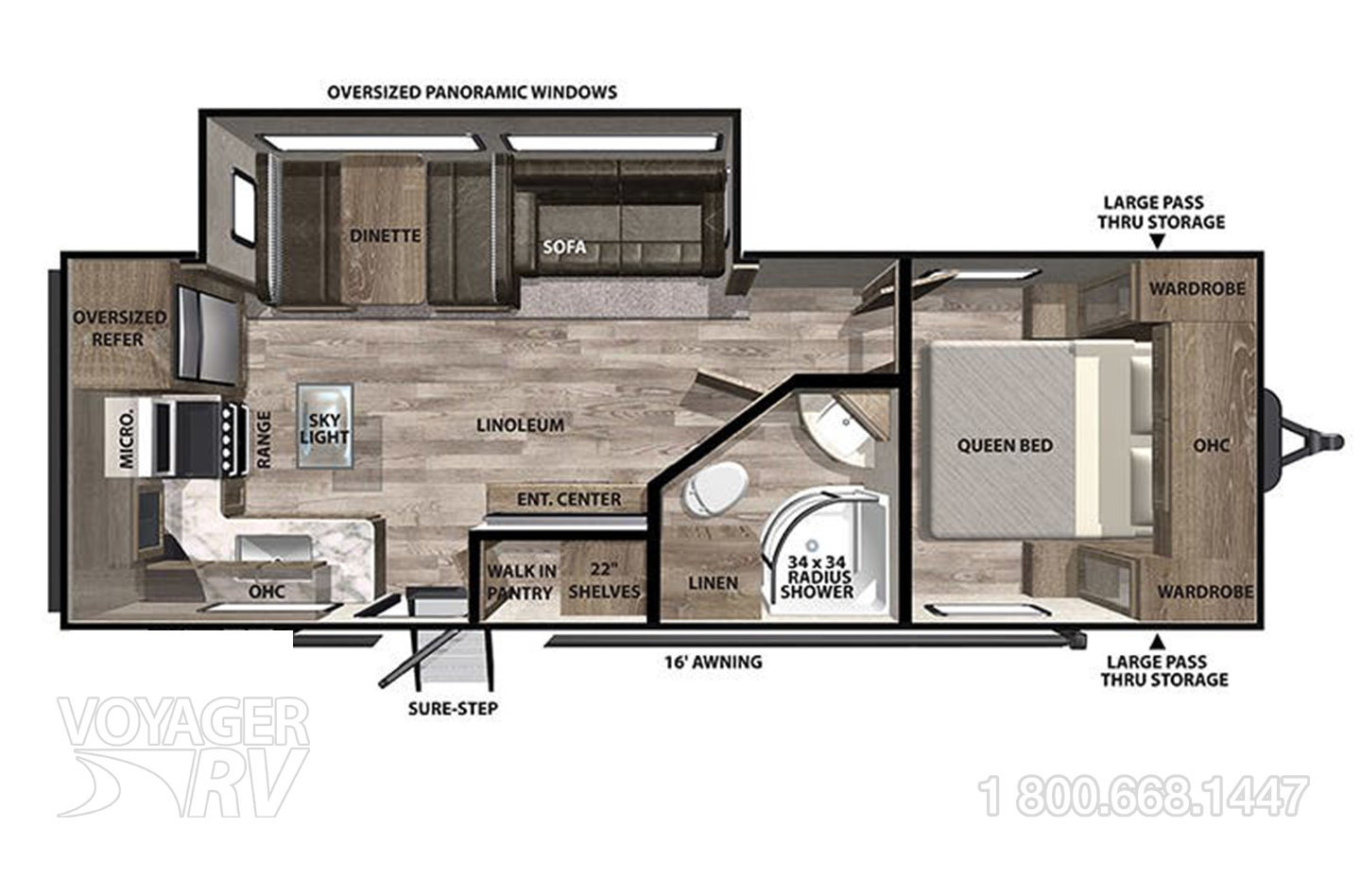 2025 Keystone Springdale 244RBCWE Floorplan