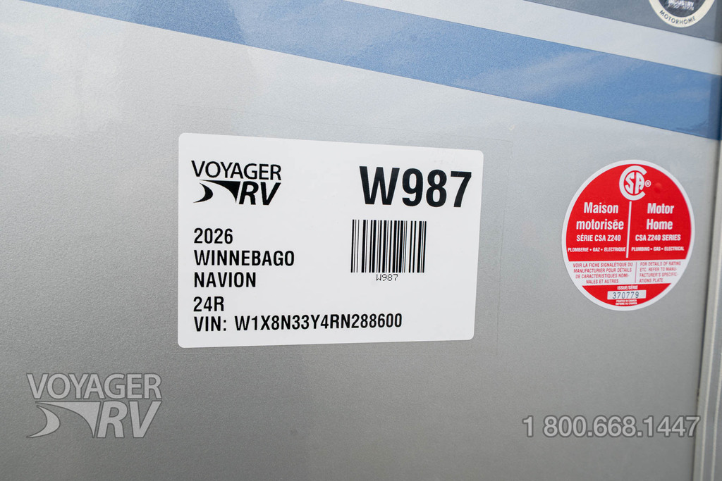 2026 Winnebago Navion 24R