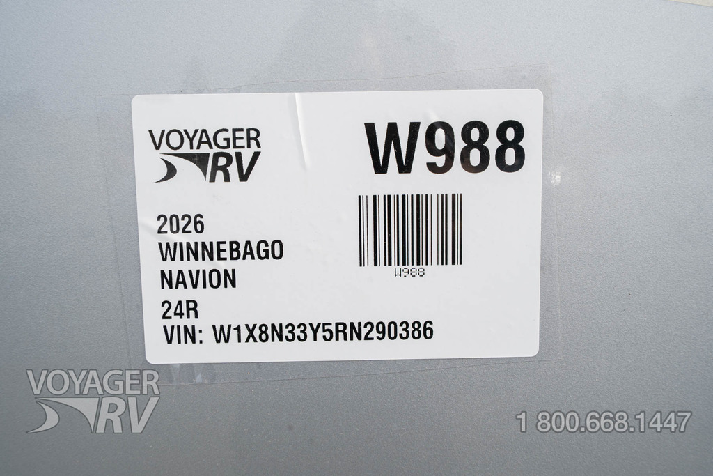 2026 Winnebago Navion 24R