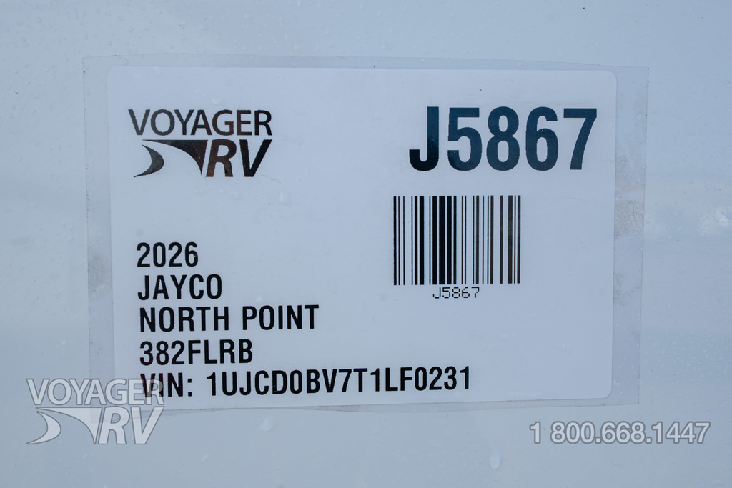2026 Jayco North Point 382FLRB