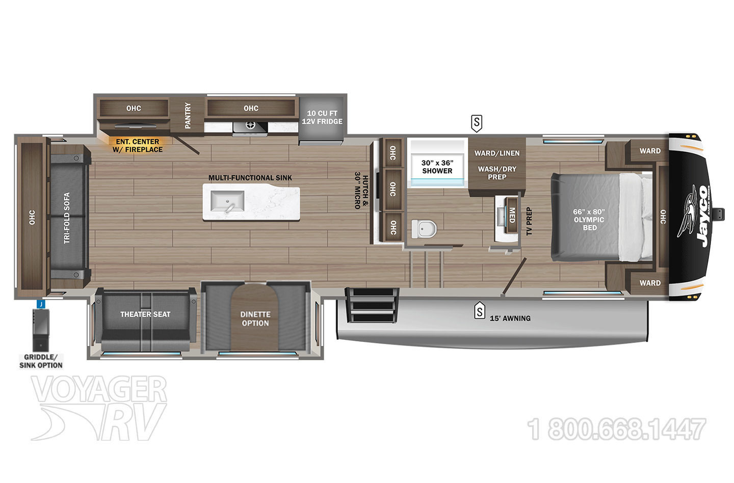 2026 Jayco Eagle HT 29RLC Floorplan