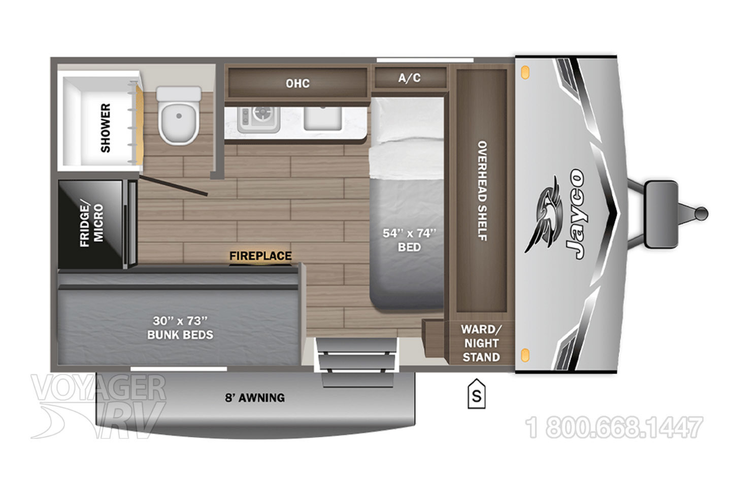 2026 Jayco Jay Flight SLX 130BHW SPORT Floorplan