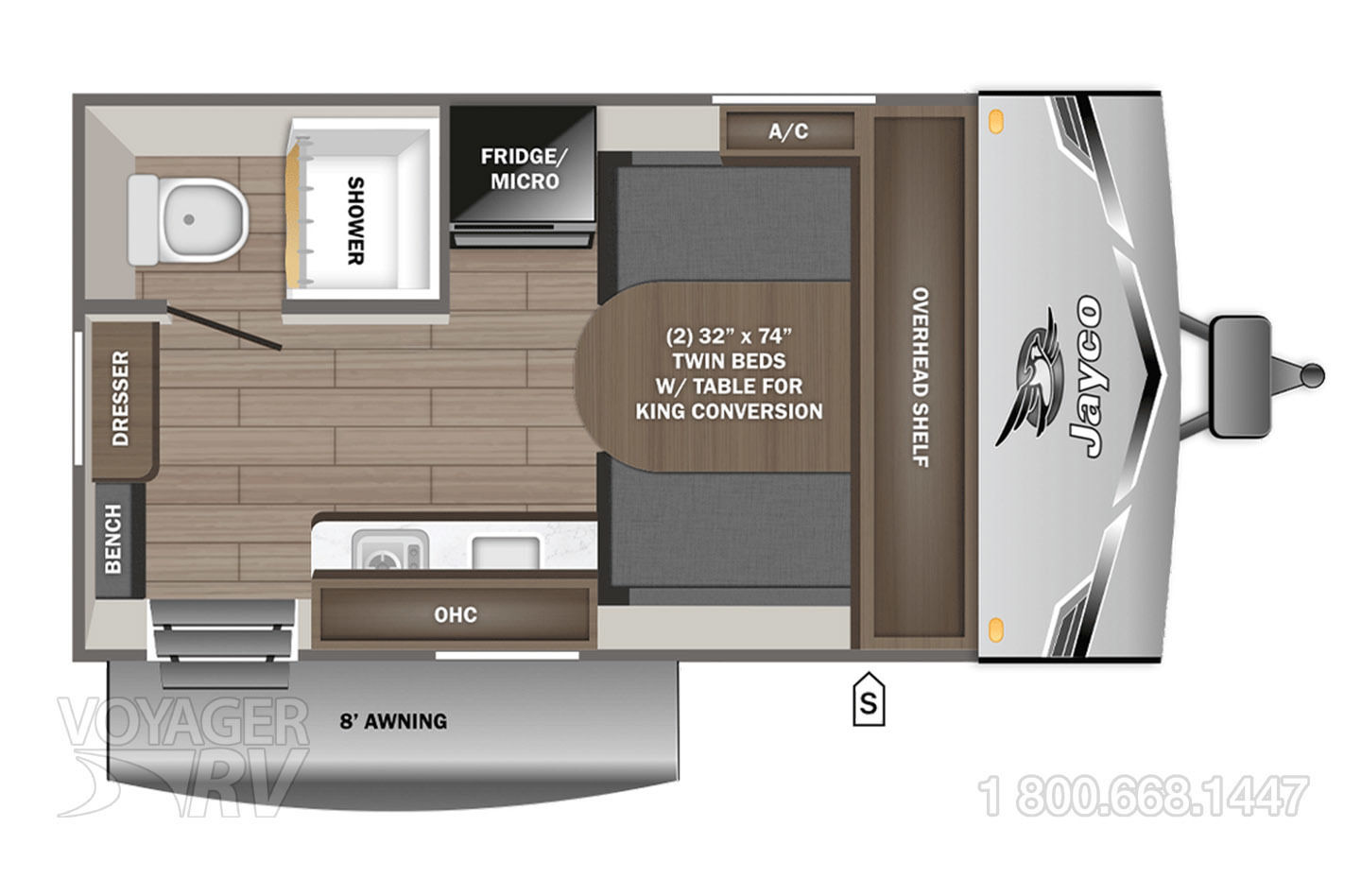 2026 Jayco Jay Flight SLX 140TBW SPORT Floorplan