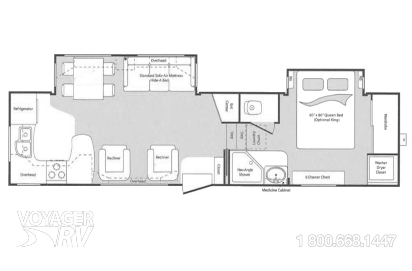 2010 Heartland Big Horn 3055RL Floorplan