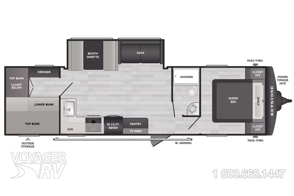 2026 Keystone Springdale 291BRCWE Floorplan