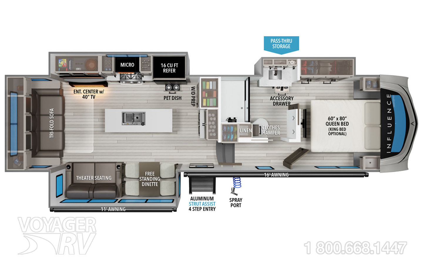 2025 Jayco North Point 310RLTS Floorplan