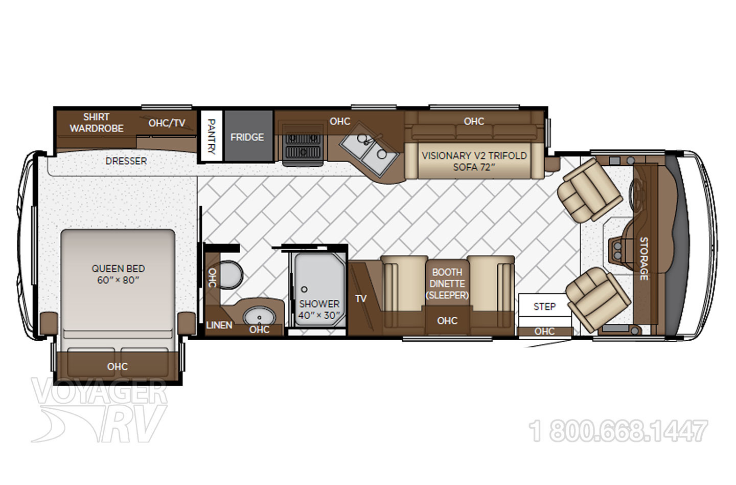 2023 Newmar Baystar 3014 Floorplan