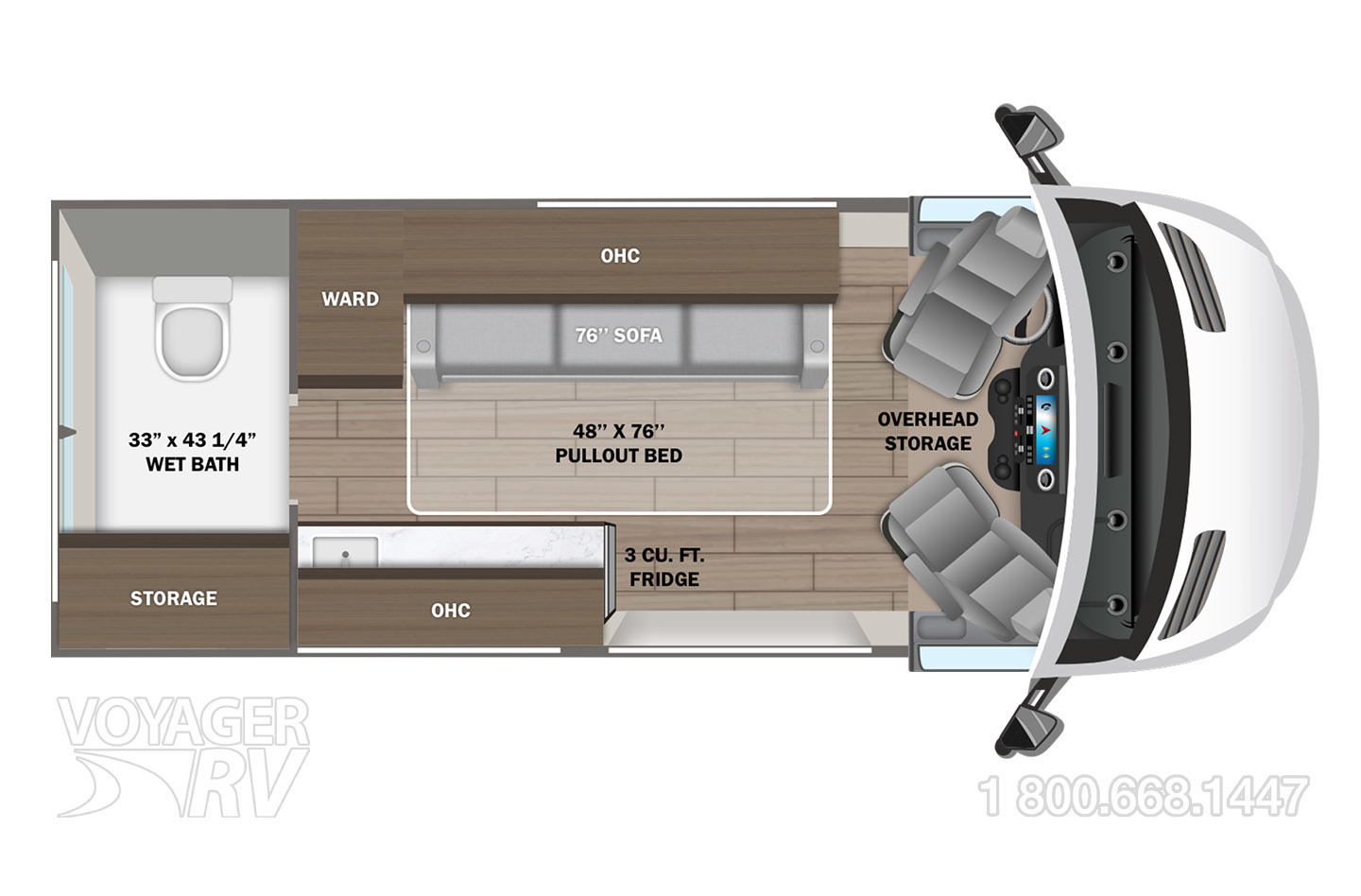 2026 Jayco Terrain 19A Floorplan