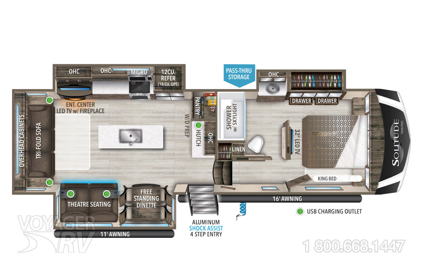 2024 Grand Design Reflection 150 295RL Floorplan