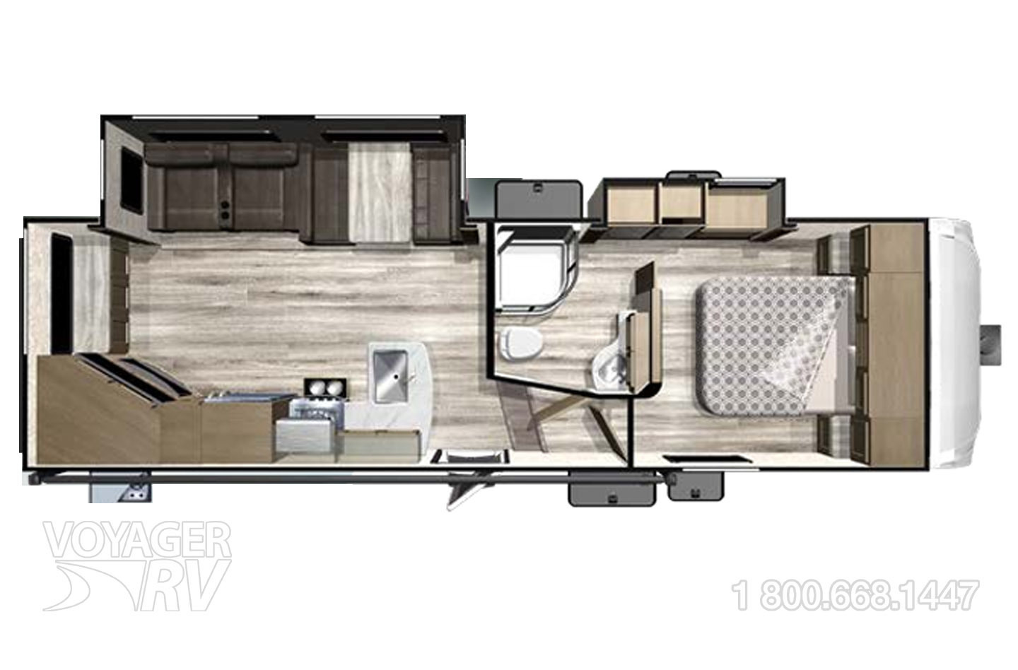 2019 Starcraft Telluride 251RES Floorplan