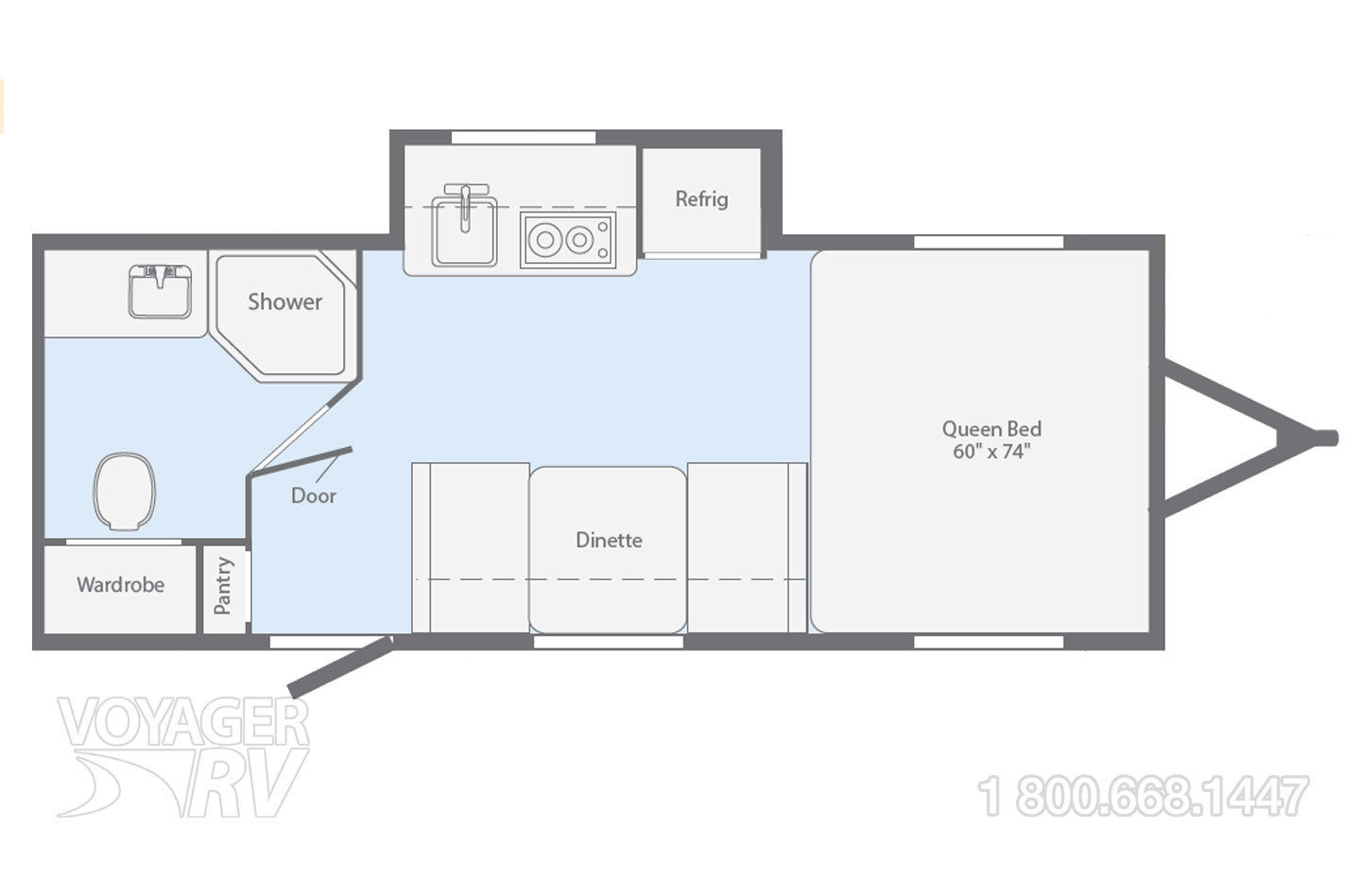 2017 Winnebago Winnie Drop 170S Floorplan