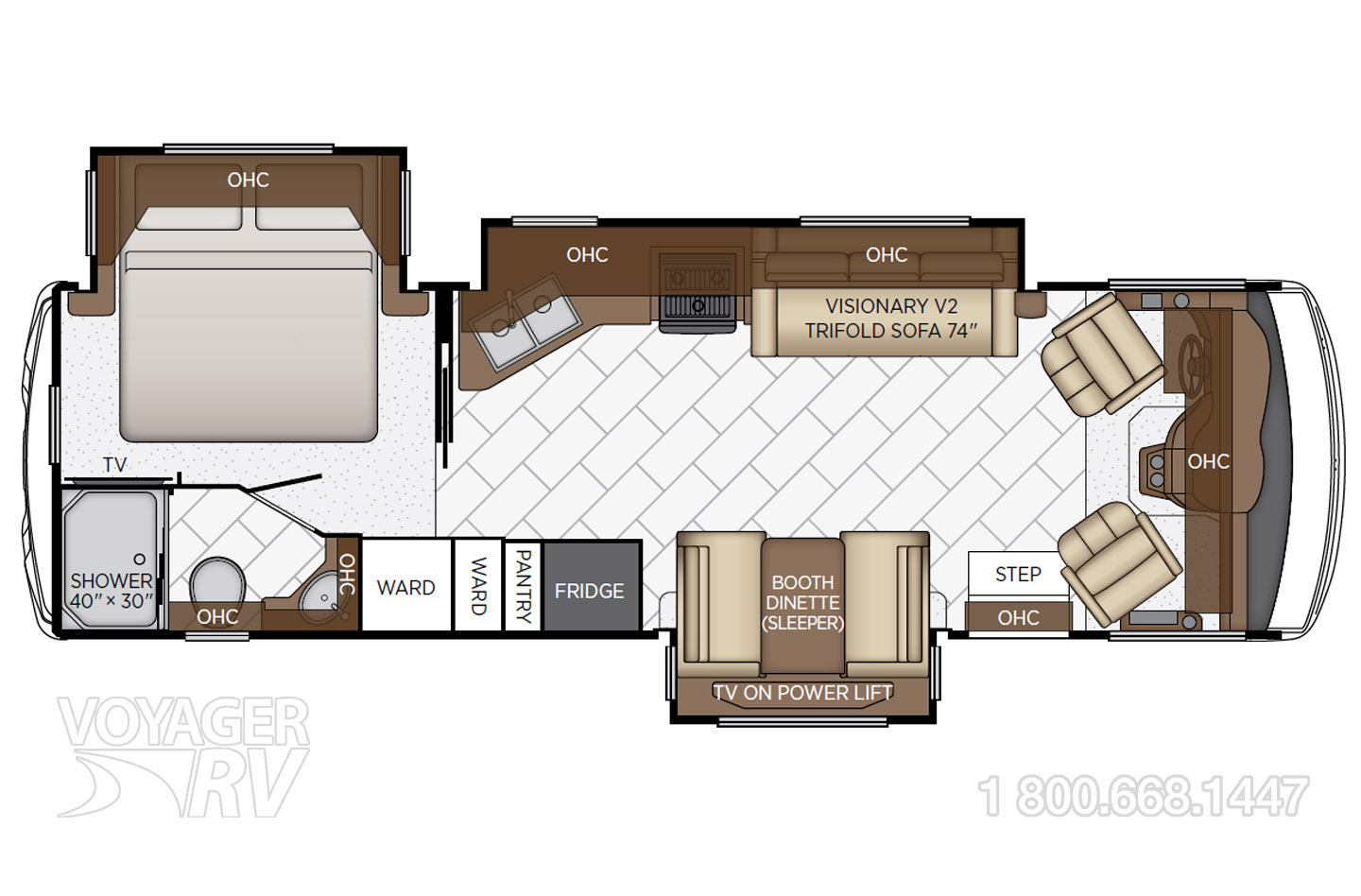 2022 Newmar Baystar 3005 Floorplan