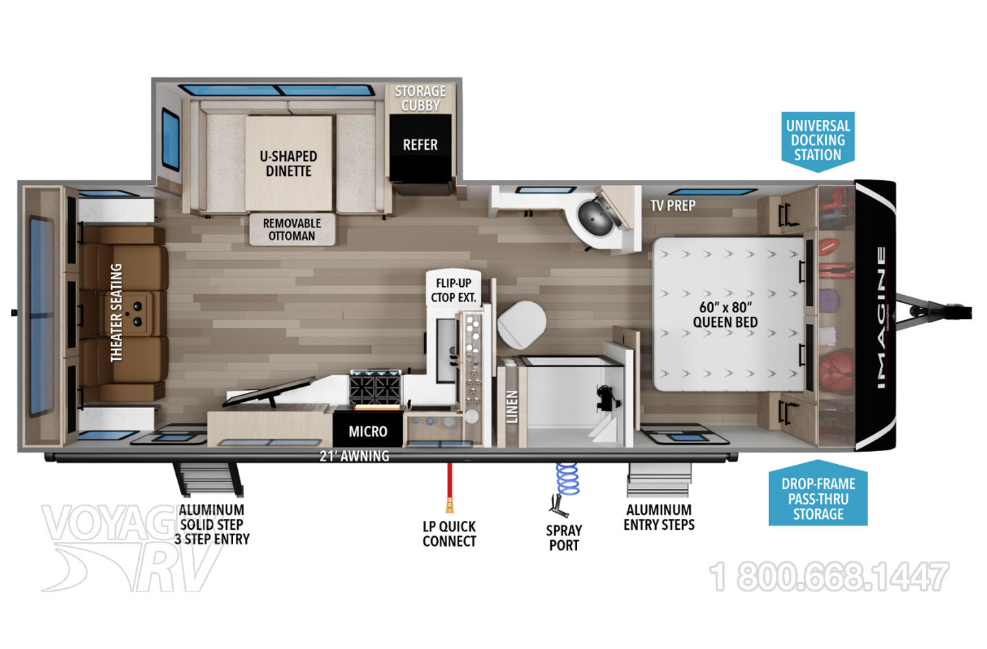 2026 Grand Design Imagine 2600RB Floorplan