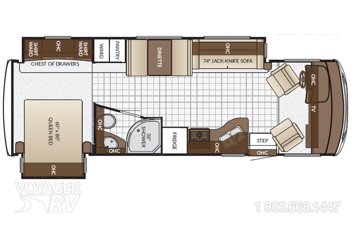 2014 Fleetwood Southwind 32VS Floorplan