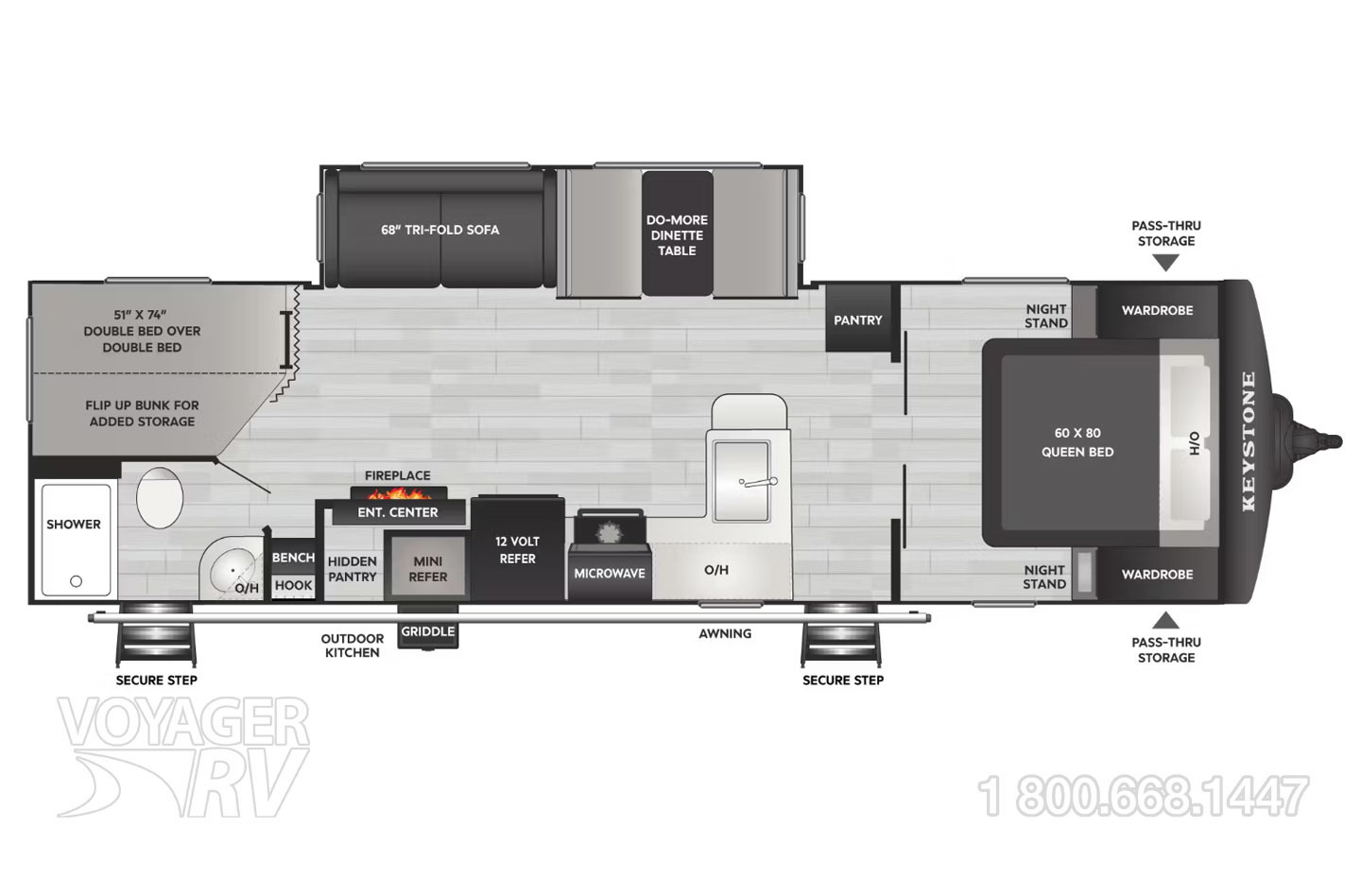 2026 Keystone Passport 2900BHWE Floorplan