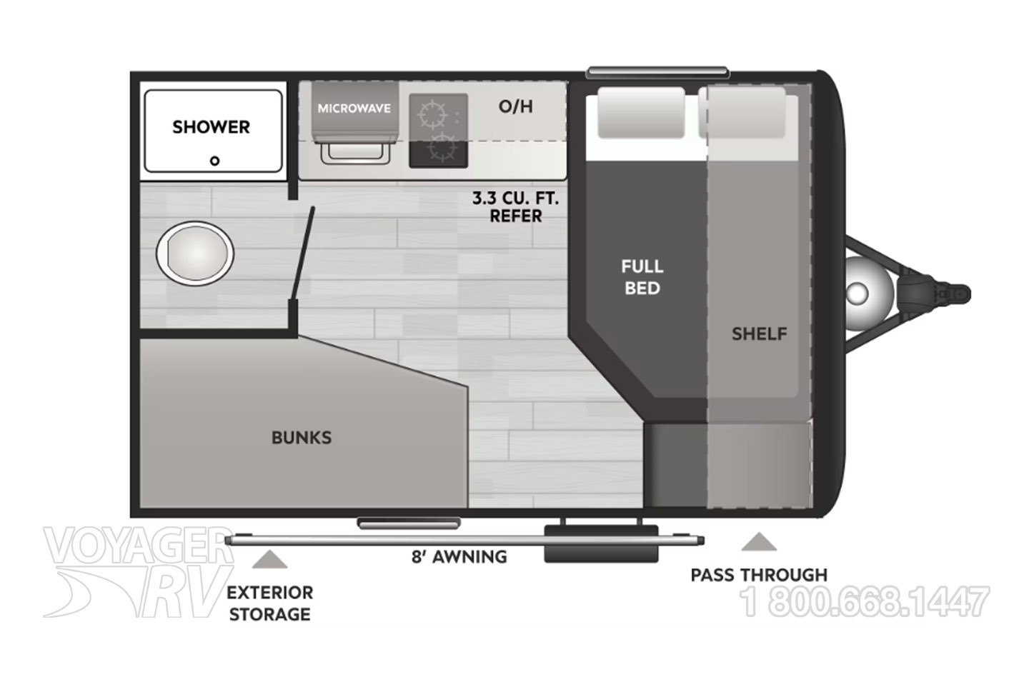 2026 Keystone Springdale 1230BB Floorplan