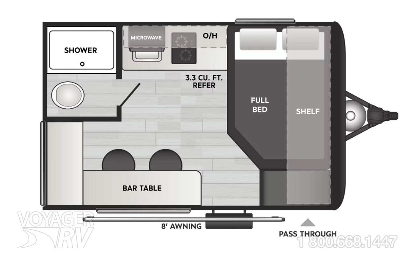 2026 Keystone Springdale 1200BT Floorplan