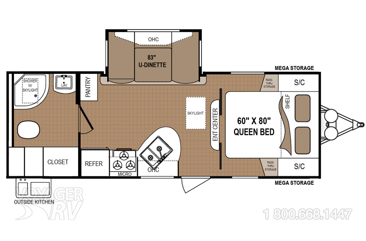 2013 Dutchmen Aspen Trail 2110RBS Floorplan