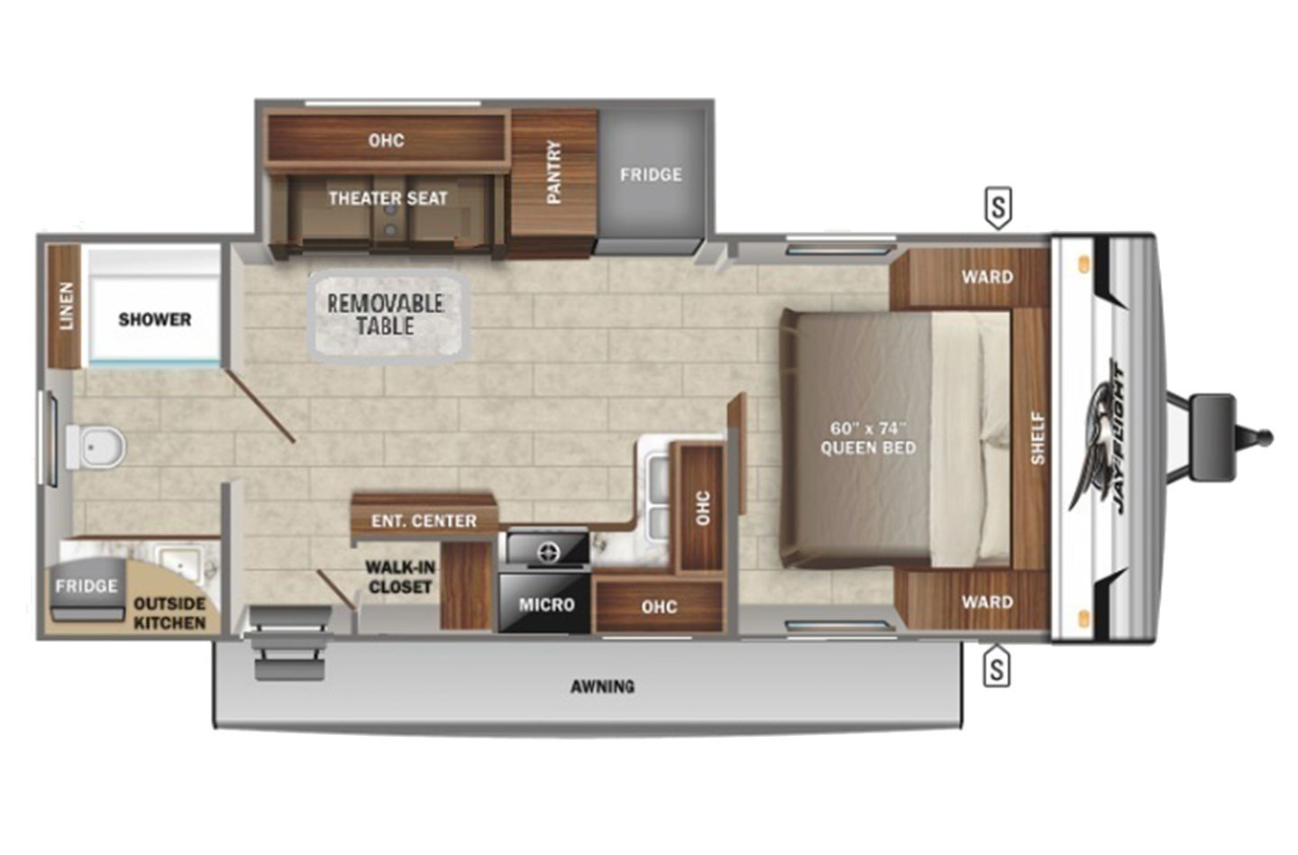 2022 Jayco Jay Flight 240RBSW Floorplan