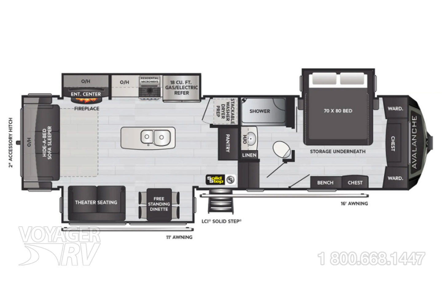 2023 Jayco North Point 340CKTS Floorplan