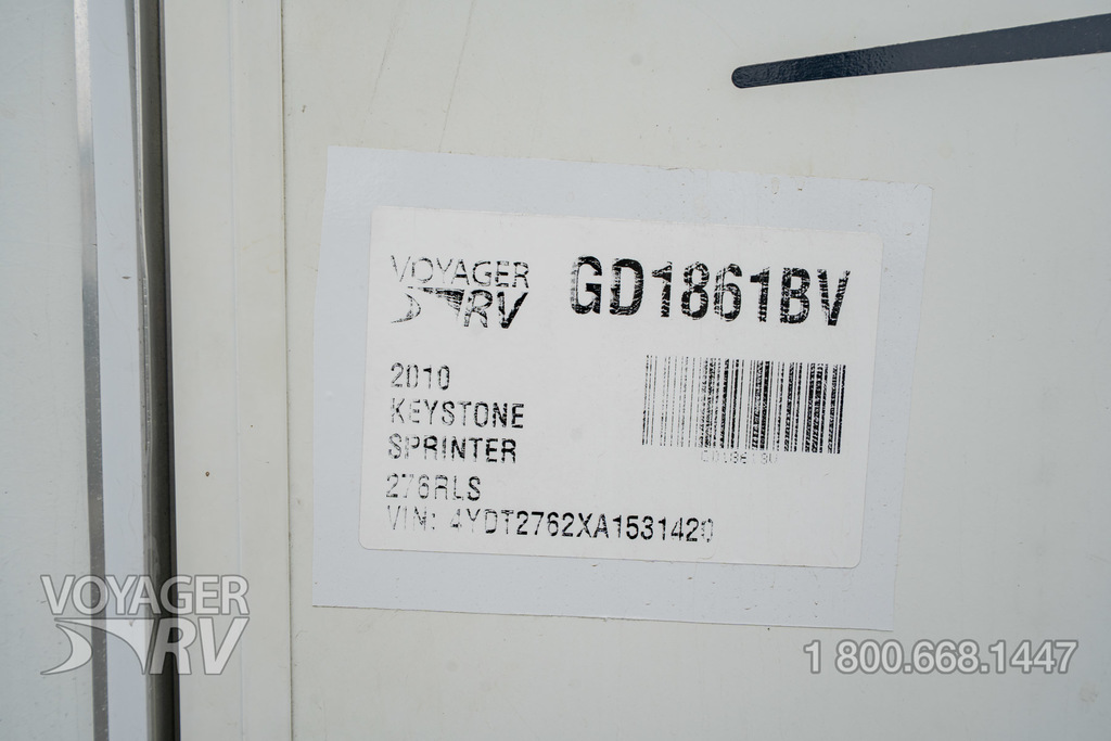 2010 Keystone Sprinter 276RLS