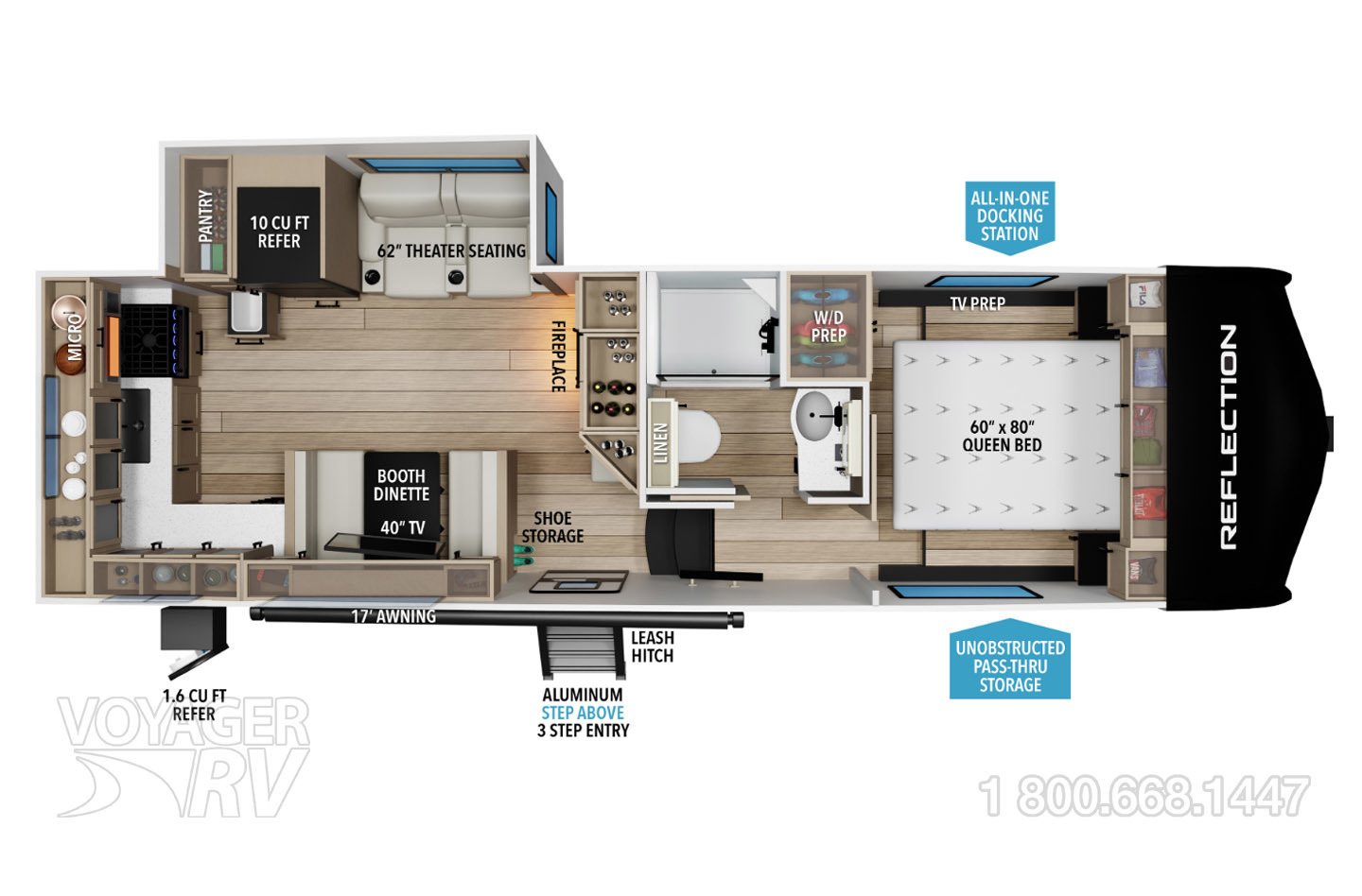 2027 Grand Design Reflection 150 250ML Floorplan