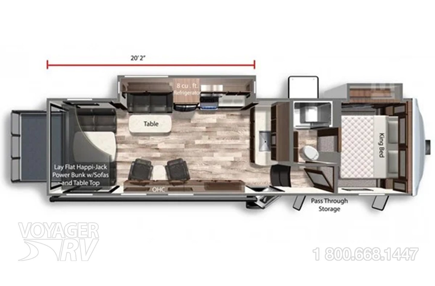 2022 Dutchmen Triton 3351 Floorplan