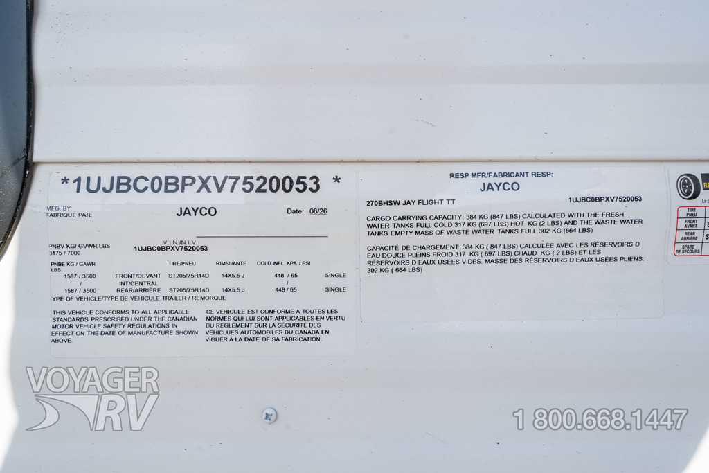 2027 Jayco Jay Flight 270BHSW Sport