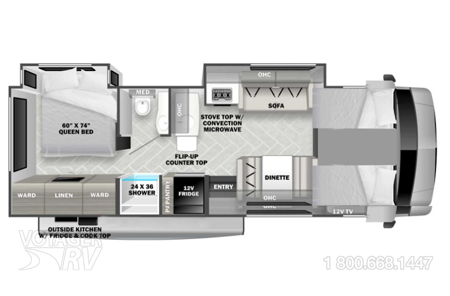 2024 Forest River Forester 2861 Floorplan