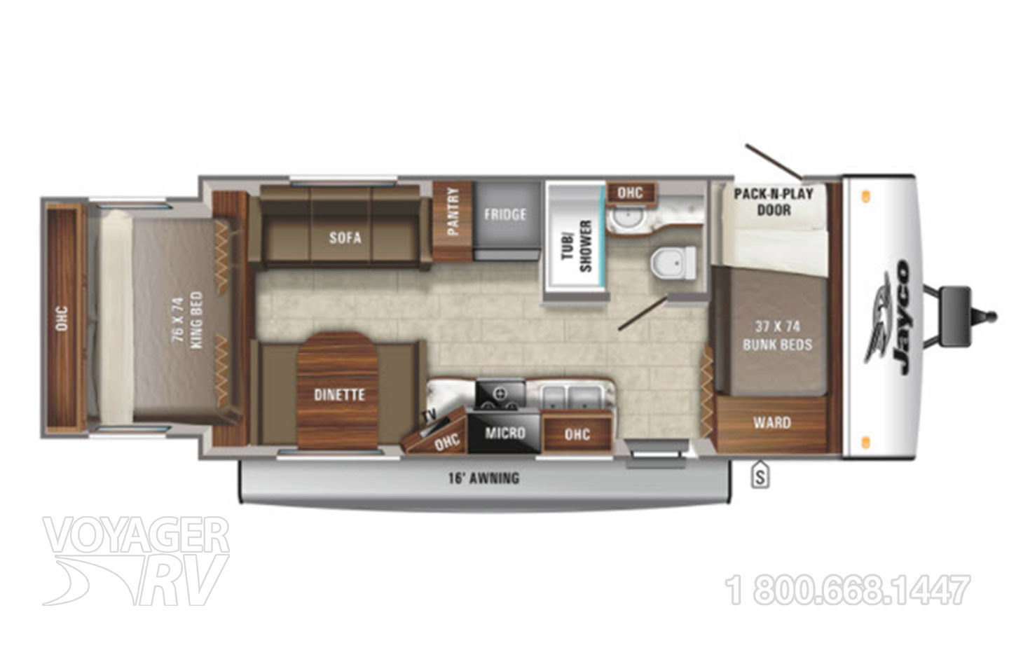 2020 Jayco Jay Feather X213 Floorplan