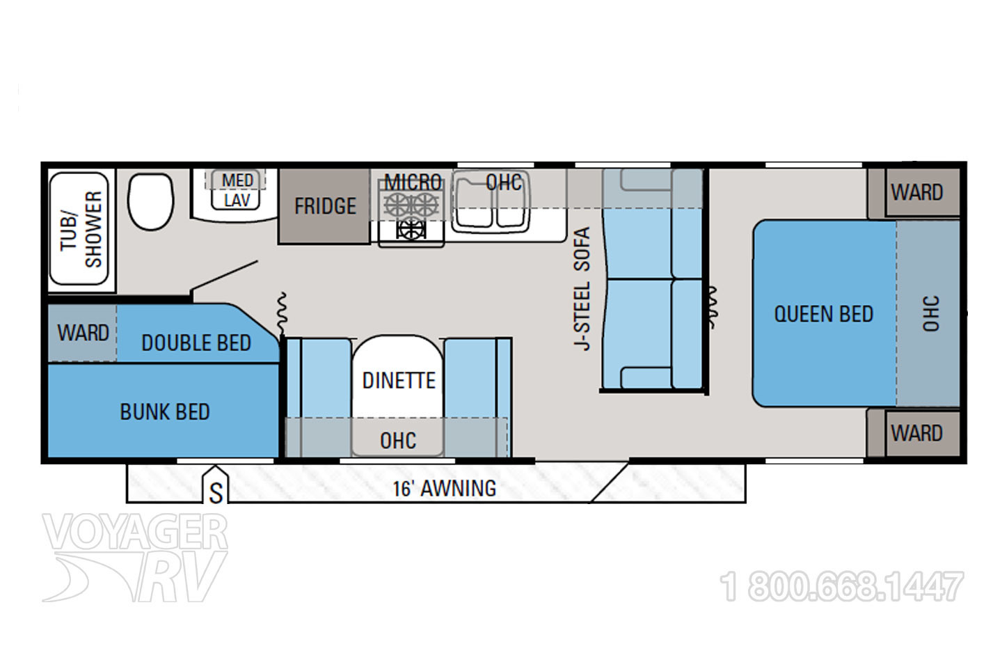 2015 Keystone Cougar 28RBSWE Floorplan
