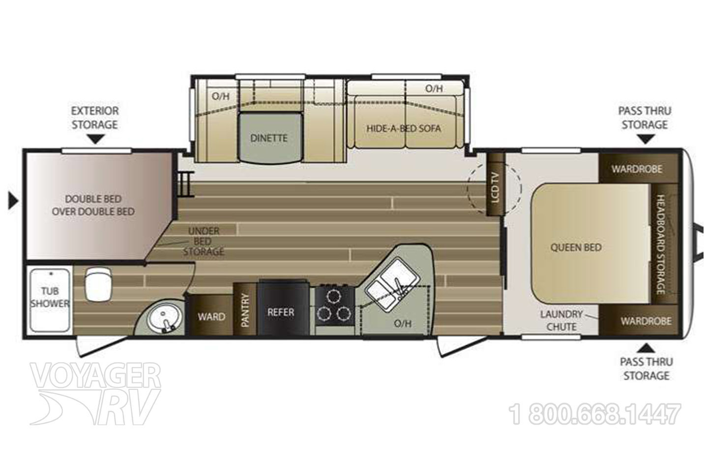 2015 Keystone Cougar 28RBSWE Floorplan