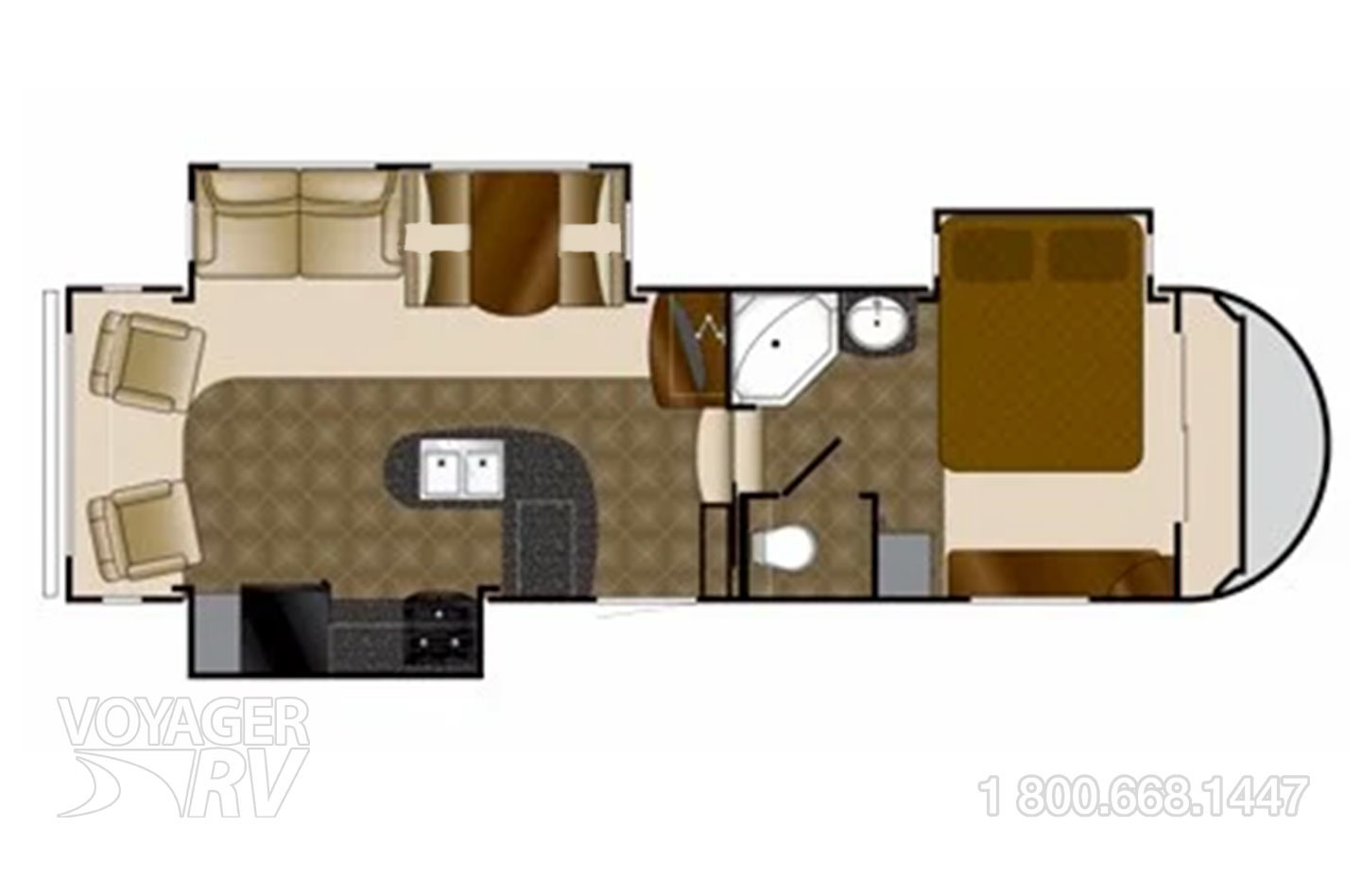 2011 Heartland Sundance 2900MK  Floorplan