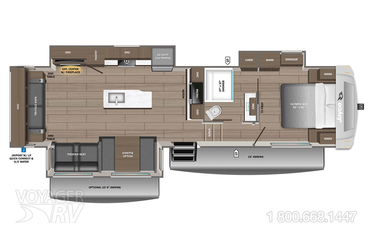 2027 Jayco Eagle 31RLT Floorplan